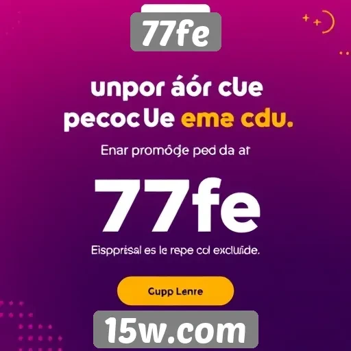 77fe oferece promoções exclusivas para usuários