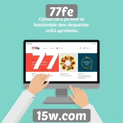 Novas funcionalidades do site 77fe são destacadas